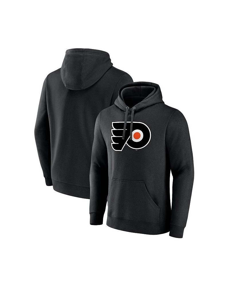 Men's Branded Black Philadelphia Flyers Primary Logo Pullover Hoodie $27.26 Sweatshirt