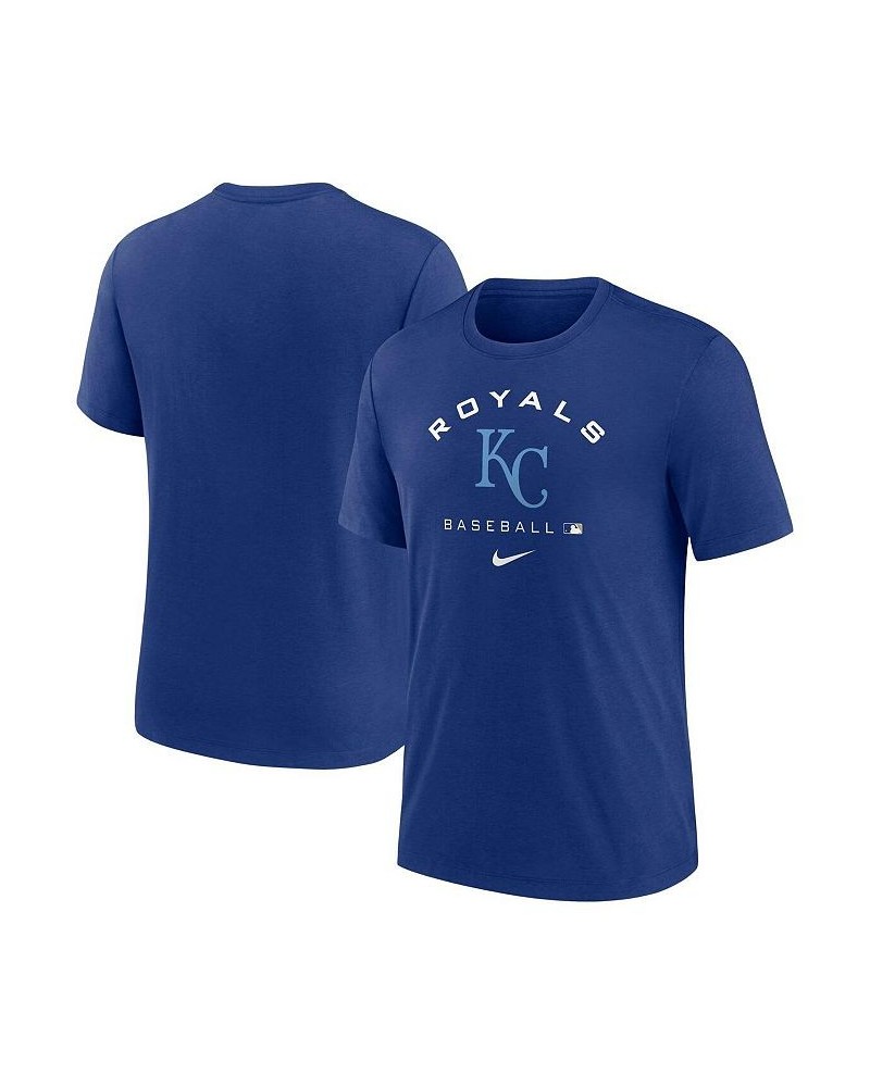 Men's Royal Kansas City Royals Authentic Collection Tri-Blend Performance T-shirt $21.59 T-Shirts