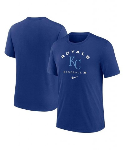 Men's Royal Kansas City Royals Authentic Collection Tri-Blend Performance T-shirt $21.59 T-Shirts