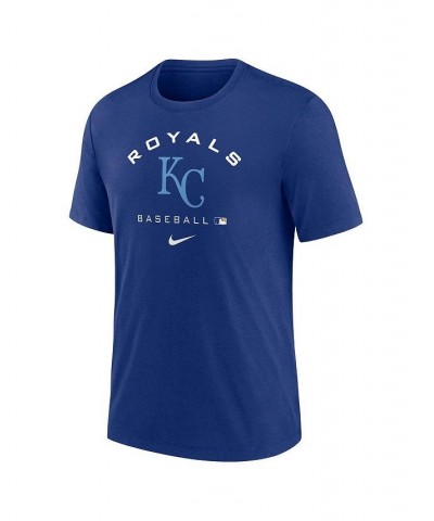 Men's Royal Kansas City Royals Authentic Collection Tri-Blend Performance T-shirt $21.59 T-Shirts