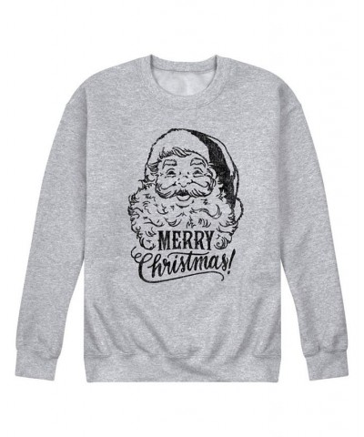 Men's Merry Christmas Fleece T-shirt Gray $28.59 T-Shirts