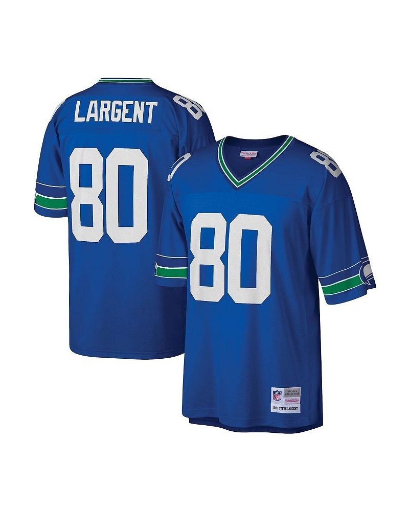 Men's Steve Largent Royal Seattle Seahawks Legacy Replica Jersey $79.90 Jersey