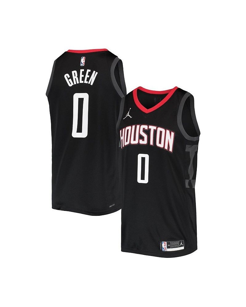 Men's Brand Jalen Green Black Houston Rockets 2021/22 Swingman Jersey - Statement Edition $46.00 Jersey