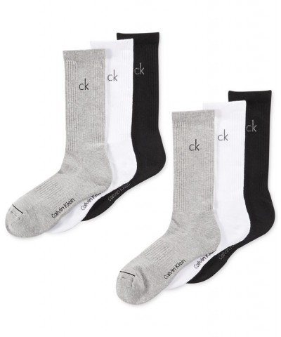 Men's Athletic Performance Crew Socks 6-Pack PD01 $12.20 Socks