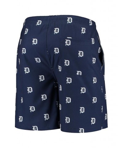 Men's Navy Detroit Tigers Cooperstown Collection Mini Logo Swim Shorts $31.19 Swimsuits