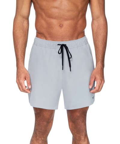 Men's 5" Quick-Dry Core Volley Swim Shorts Gray $18.71 Swimsuits