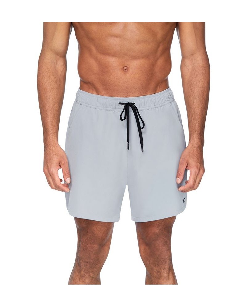 Men's 5" Quick-Dry Core Volley Swim Shorts Gray $18.71 Swimsuits