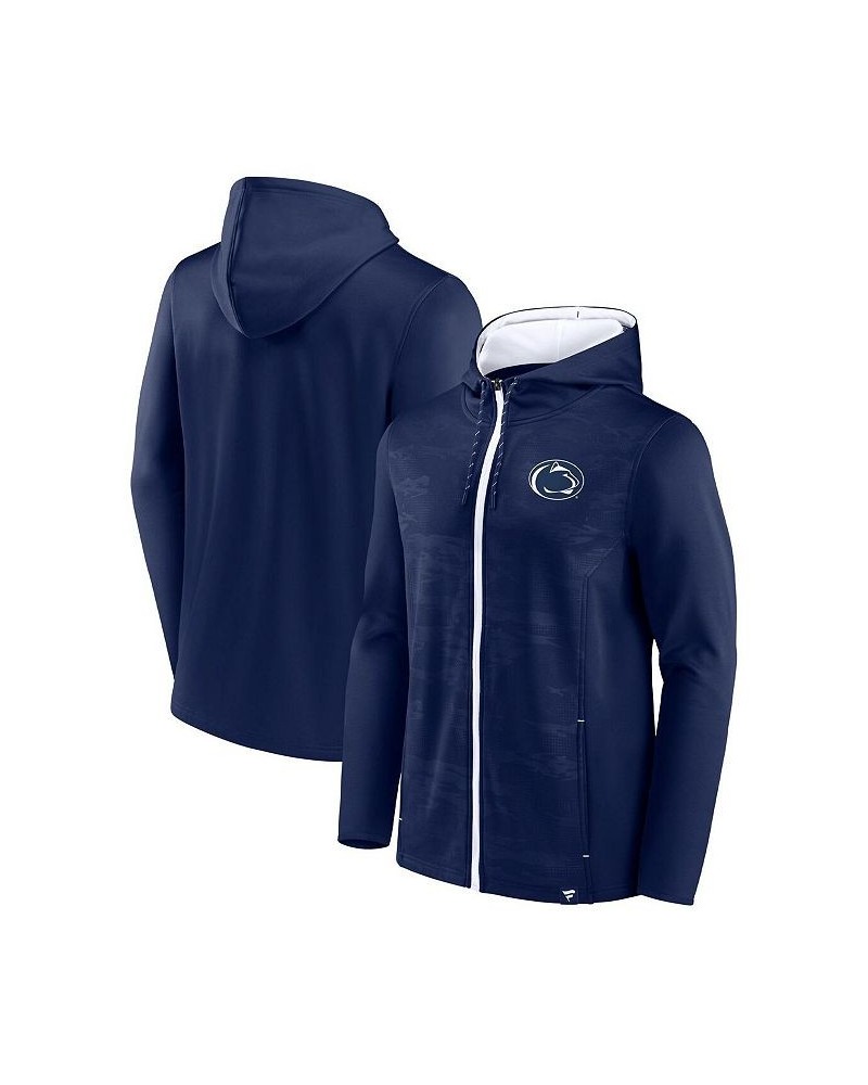 Men's Branded Navy Penn State Nittany Lions Ball Carrier Full-Zip Hoodie $39.74 Sweatshirt