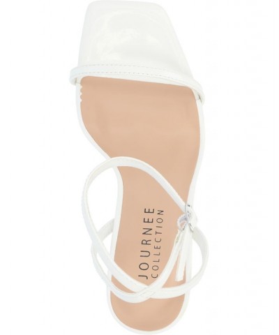 Women's Telilah Platform Stilettos White $45.10 Shoes