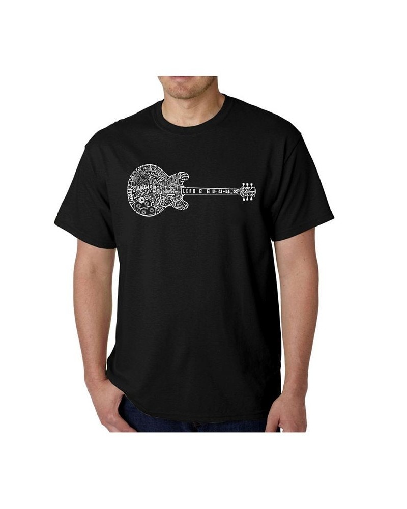 Men's Word Art T-Shirt - Blues Legends Black $17.15 T-Shirts