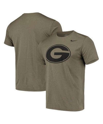 Men's Olive Georgia Bulldogs Tonal Logo Legend Performance T-shirt $25.49 T-Shirts