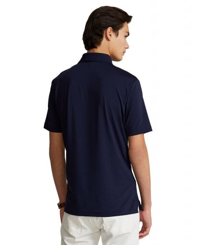 Men's Classic-Fit Performance Polo Shirt Blue $44.40 Polo Shirts