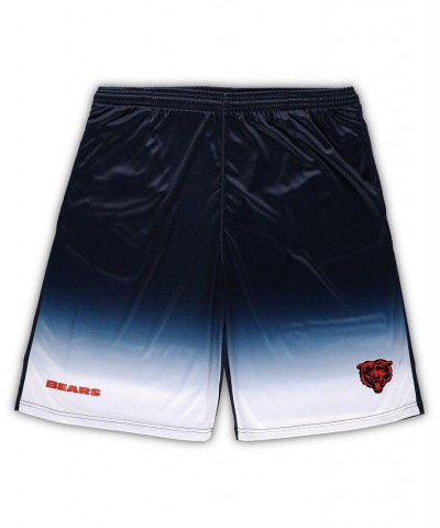 Men's Navy Chicago Bears Big and Tall Faded Shorts $29.69 Shorts