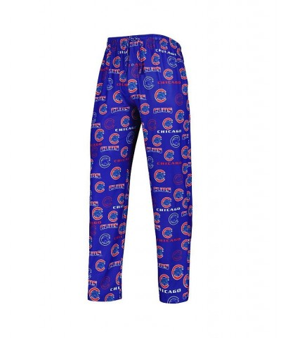 Men's Royal, Gray Chicago Cubs Breakthrough Long Sleeve Top and Pants Sleep Set $43.99 Pajama