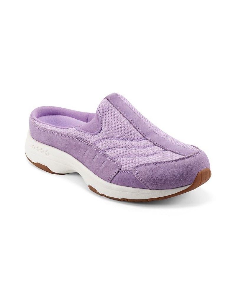 Women's Traveltime Round Toe Casual Slip-on Mules PD12 $37.92 Shoes