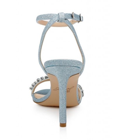 Dallyce Evening Sandals Blue $51.60 Shoes