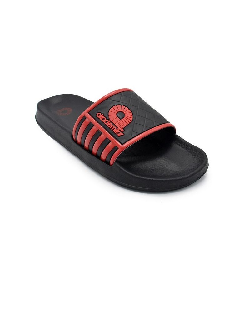 Men's Side Stripe Slides PD02 $12.72 Shoes