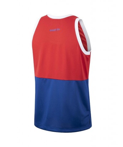 Men's Red Philadelphia 76ers Hardwood Classics Team Heritage Fashion Jersey $45.89 Jersey