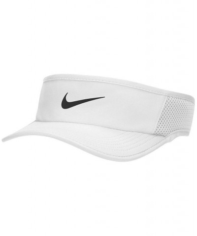 Men's White Featherlight Aerobill Performance Visor $20.51 Hats