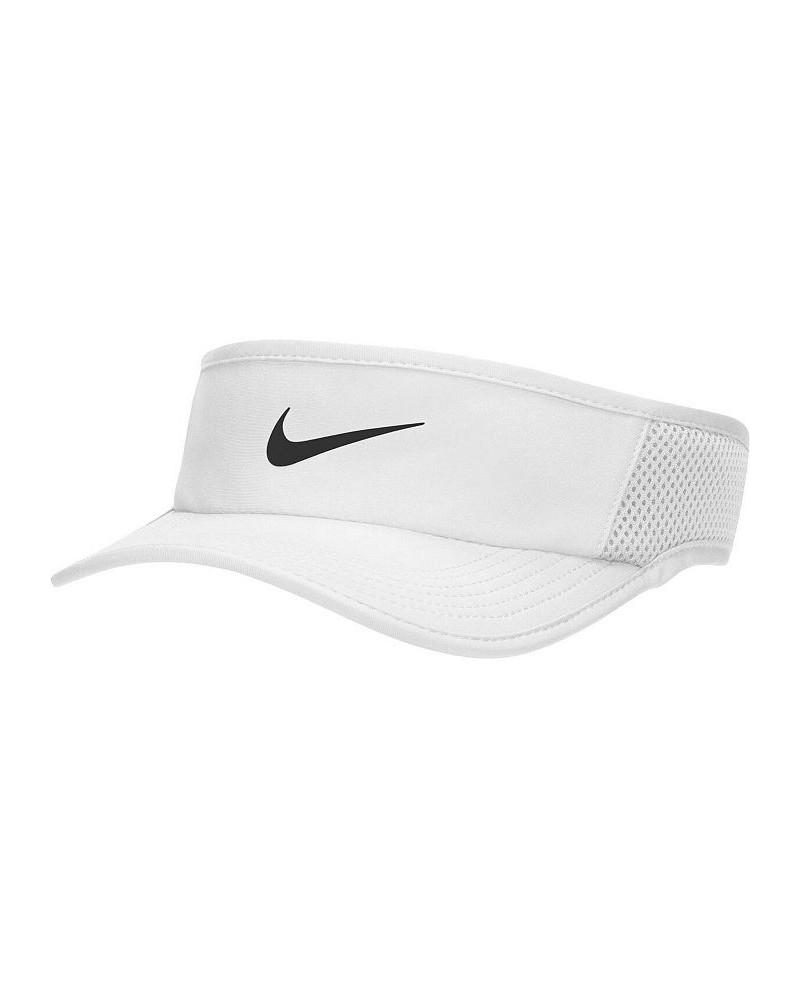 Men's White Featherlight Aerobill Performance Visor $20.51 Hats