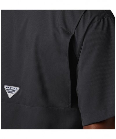 Men's PFG Tamiami II Short Sleeve Shirt Black $25.30 Shirts