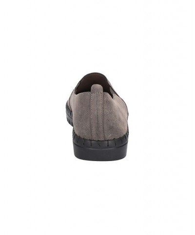 Women's Fresh Slip On Sneakers Gray Matte $33.15 Shoes