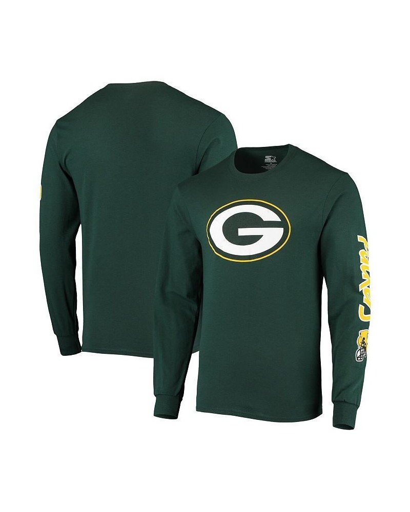 Men's Green Green Bay Packers Halftime Long Sleeve T-shirt $26.95 T-Shirts