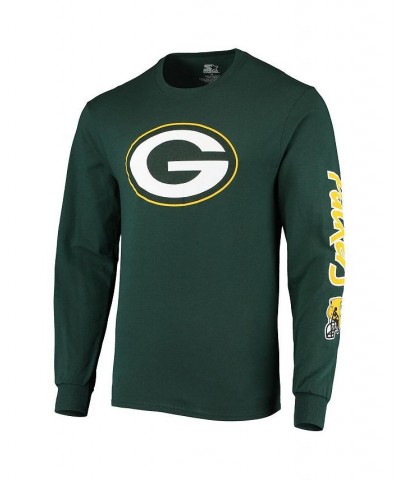 Men's Green Green Bay Packers Halftime Long Sleeve T-shirt $26.95 T-Shirts