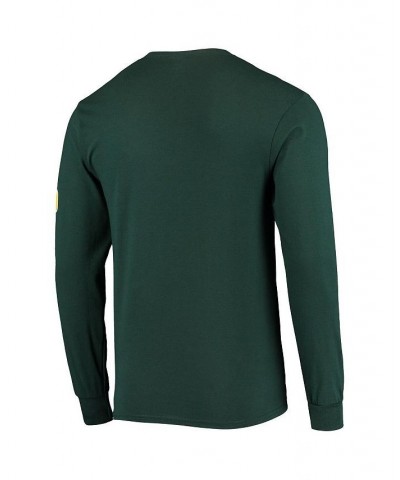 Men's Green Green Bay Packers Halftime Long Sleeve T-shirt $26.95 T-Shirts