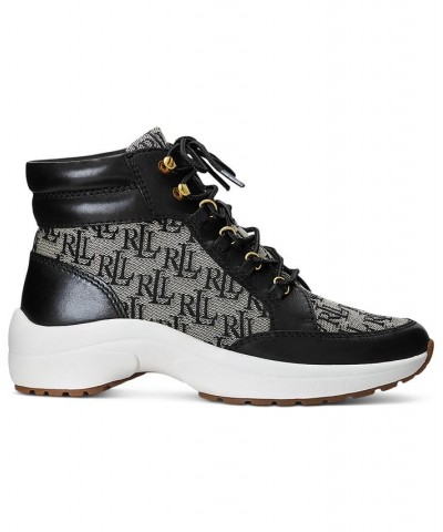 Women's Rylee Lace-Up High-Top Hiker Sneakers PD03 $48.97 Shoes