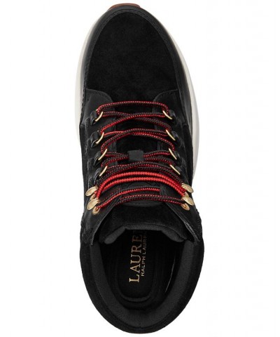 Women's Rylee Lace-Up High-Top Hiker Sneakers PD03 $48.97 Shoes