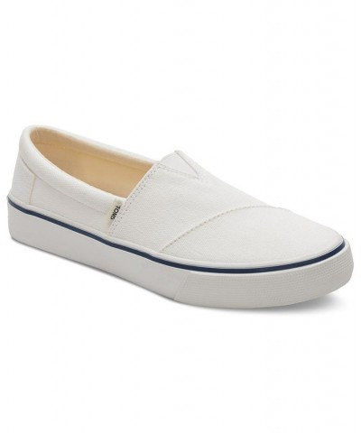 Women's Alpargata Fenix Recycled Slip-On Sneakers White $30.68 Shoes