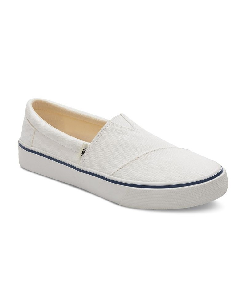 Women's Alpargata Fenix Recycled Slip-On Sneakers White $30.68 Shoes