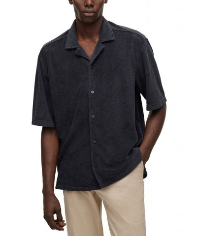 BOSS Men's Regular-Fit Shirt Blue $46.28 Shirts