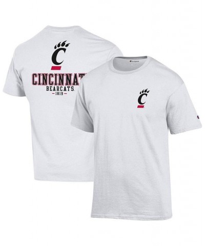 Men's White Cincinnati Bearcats Stack 2-Hit T-shirt $24.74 T-Shirts