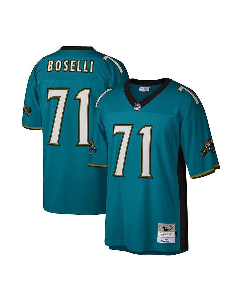 Men's Tony Boselli Teal Jacksonville Jaguars Legacy Replica Jersey $71.40 Jersey