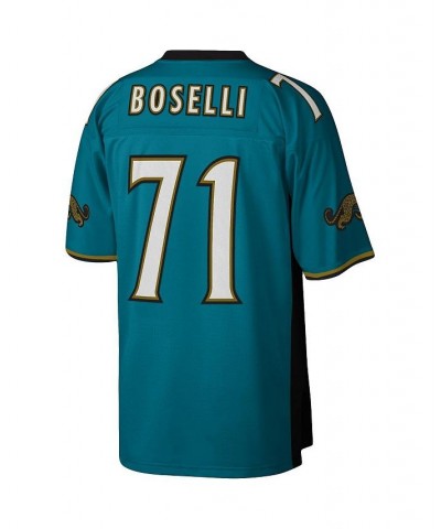 Men's Tony Boselli Teal Jacksonville Jaguars Legacy Replica Jersey $71.40 Jersey