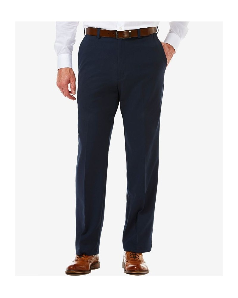 Men's Cool 18 PRO Classic-Fit Expandable Waist Flat Front Stretch Dress Pants PD03 $30.79 Pants