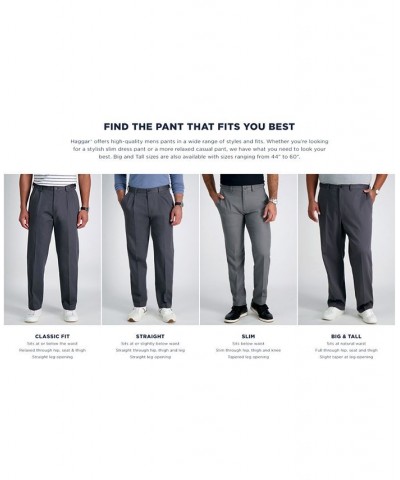 Men's Cool 18 PRO Classic-Fit Expandable Waist Flat Front Stretch Dress Pants PD03 $30.79 Pants