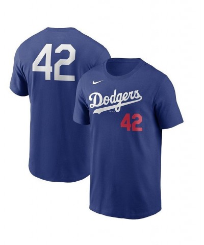 Men's Royal Los Angeles Dodgers Jackie Robinson Day Team 42 T-shirt $17.20 T-Shirts