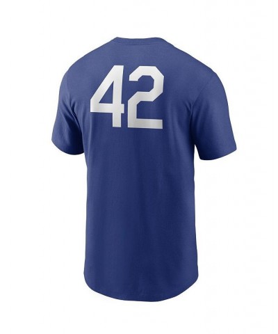 Men's Royal Los Angeles Dodgers Jackie Robinson Day Team 42 T-shirt $17.20 T-Shirts