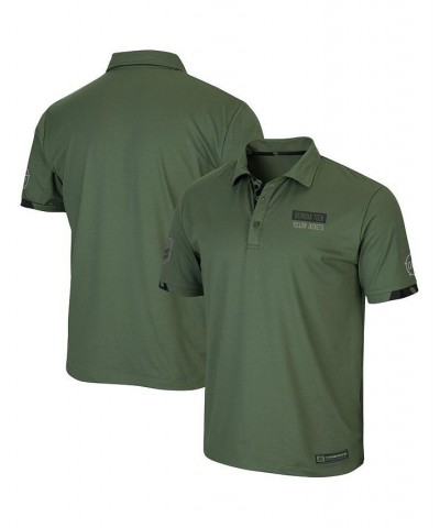 Men's Olive GA Tech Yellow Jackets OHT Military-inspired Appreciation Echo Polo Shirt $32.39 Polo Shirts