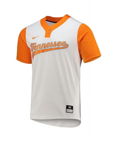 Men's and Women's White Tennessee Volunteers Two-Button Replica Softball Jersey $47.00 Jersey