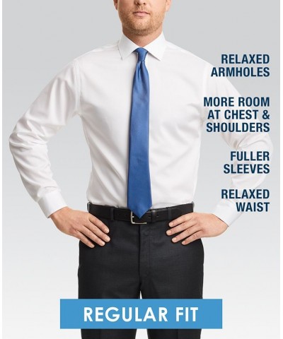 Men's Ultraflex Stretch Regular Fit Dress Shirt Blue $29.40 Dress Shirts