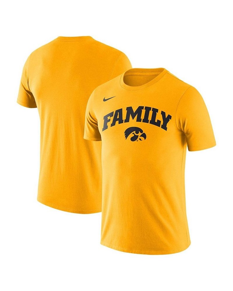 Men's Gold-Tone Iowa Hawkeyes Family T-shirt $16.80 T-Shirts