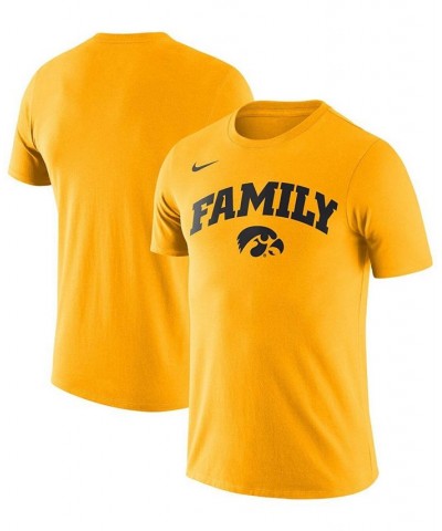 Men's Gold-Tone Iowa Hawkeyes Family T-shirt $16.80 T-Shirts