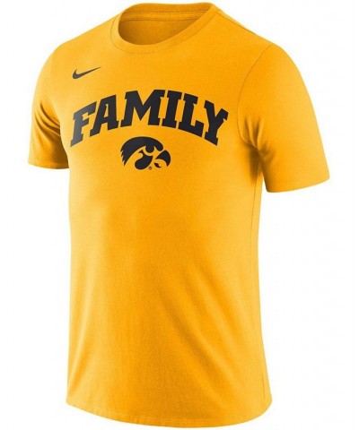 Men's Gold-Tone Iowa Hawkeyes Family T-shirt $16.80 T-Shirts