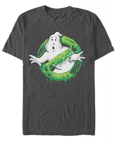 Ghostbusters Sony Men's Classic Slim Ghost Logo Short Sleeve T-Shirt Gray $17.84 T-Shirts