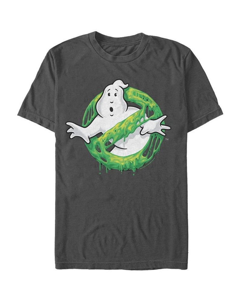 Ghostbusters Sony Men's Classic Slim Ghost Logo Short Sleeve T-Shirt Gray $17.84 T-Shirts