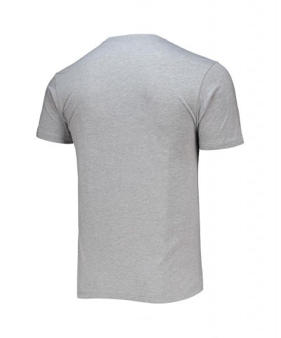 Men's Heathered Gray Tennessee Titans Helmet T-shirt $20.25 T-Shirts